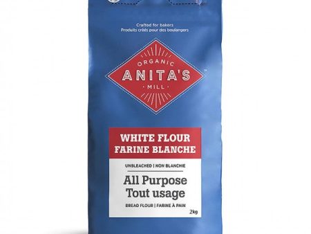 Anita s Organic Mill - Unbleached White Flour, 2 kg For Sale