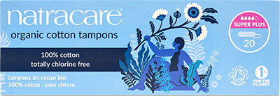 Natracare - Super+ Organic All-cotton Tampon, 20 tampons Online now