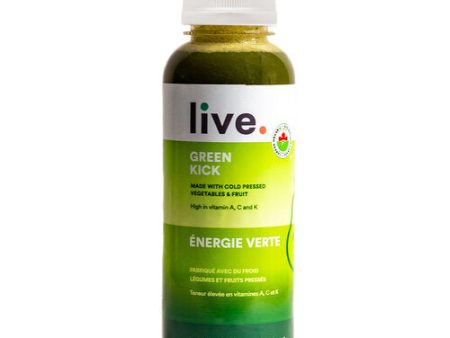 Live Organic Food Products Ltd - Green Kick Juice, 355 mL Fashion