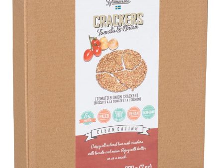 KZ Clean Eating - Tomato & Onion Crackers, 200 g Online now