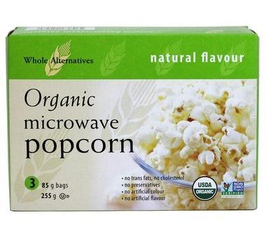 Whole Alternatives - Organic Low Fat Microwave Popcorn, 3x85 g Fashion