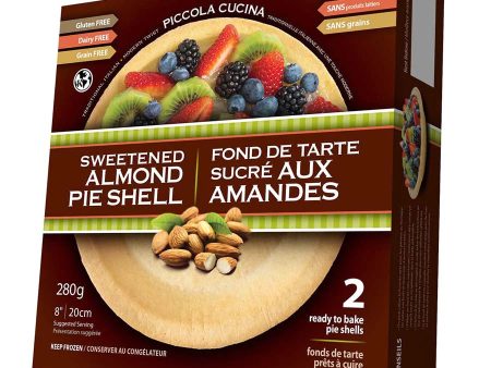 Piccola Cucina - Sweetened 8  Almond Pie Shells (2), 280g Online Sale