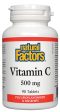 Natural Factors - Vitamin C 500 mg Plus Bioflavonoids & Rosehips, 90 Tablets For Discount