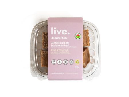 Live Organic Food Products Ltd. - Almond Dream Bar, 2 Pieces For Discount