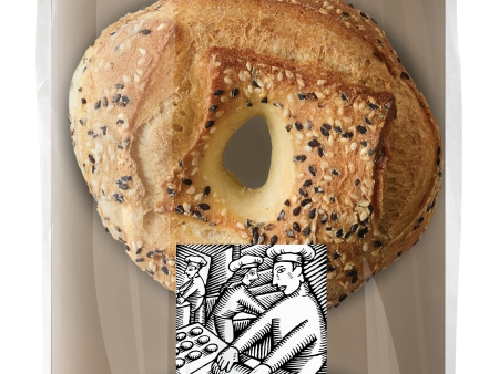 Ace Bakery - Sesame Baguette Bagel, 4 Pack Discount