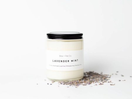 Wax + Fire - Lavender Mint Soy Candle, 8oz Online Sale