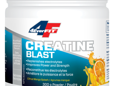 4EverFit - Creatine Blast Citrus Mango Blast, 300 g Online now