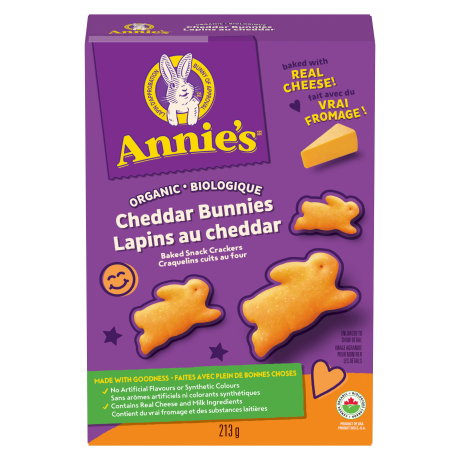 Annie s - Baked Snack Crackers - Cheddar Bunnies, 213 g Online Sale