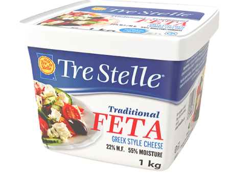 Tre Stelle - Traditional Feta Greek Style Cheese, 1 kg Hot on Sale