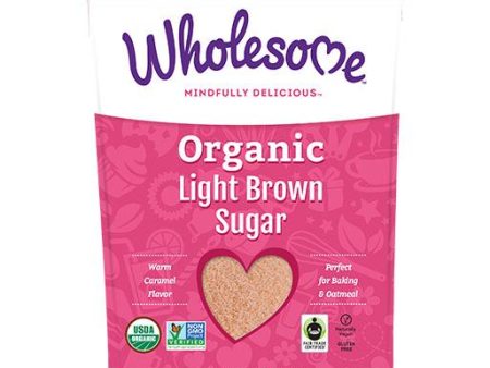 Wholesome Sweeteners - Organic Light Brown Sugar Fair Trade, 681 g Supply