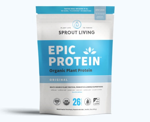 Sprout Living - Epic Protein - Original Plant Protein, 454g on Sale