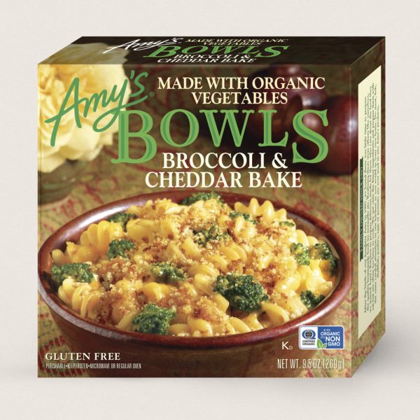 Amy s Kitchen - Broccoli & Cheddar Bake Bowl, 269 g Online Hot Sale