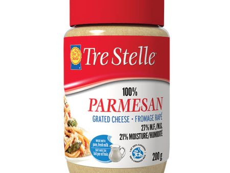 Tre Stelle - Grated Parmesan Cheese Shaker, 200 g Hot on Sale