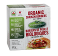 Yorkshire Valley Farms - Organic Fully Cooked Chicken Burgers, 400 g Sale