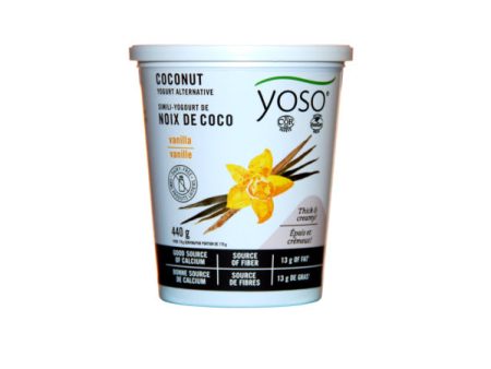 Yoso - Vanilla Creamy Cultured Coconut Dairy-Free Yogurt, 440 g For Discount