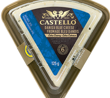 Castello - Extra Creamy Danish Blue Cheese Wedge, 125 g Online Sale