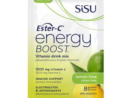 Sisu Ester-c Energy Boost Lemon-Lime - packet on Sale