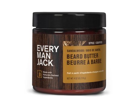 Every Man Jack - Beard Butter - Sandalwood, 114 g Online Sale