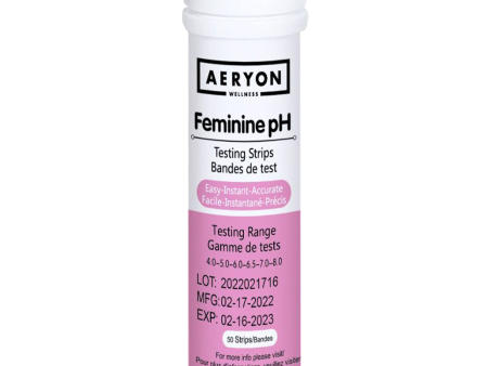 Aeryon Wellness - Feminine PH Vaginal Strips, 50 Count Online Sale