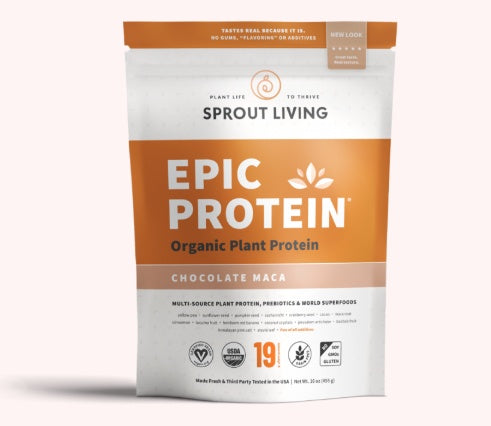 Sprout Living - Epic Protein - Chocolate Maca, 454g Online Hot Sale