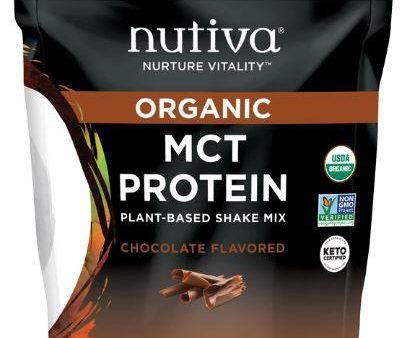 Nutiva - MCT Protein, Plant-Based Shake Mix, Chocolate 390g Cheap