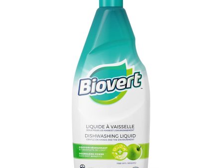 Biovert - Dishwashing Liquid, Green Apple, 700ml For Discount