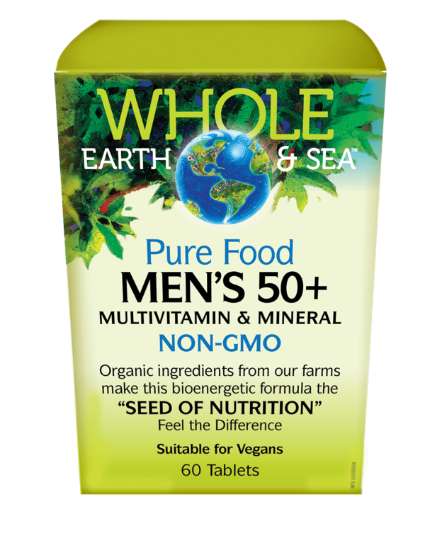 Whole Earth & Sea - Men’s 50+ Multivitamin & Mineral, 60 Tabs Hot on Sale