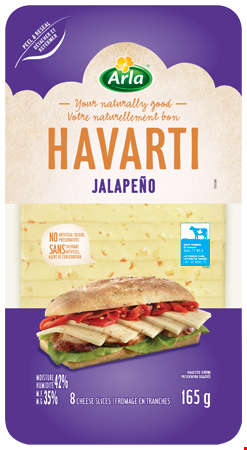 Arla - Castello Havarti Jalapeno Slices, 165 g Online now