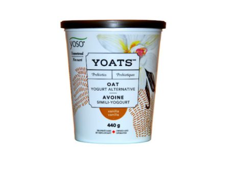 Yoso - Yoats Unsweetened Vanilla Probiotic Oat Yogurt, 440 g For Cheap