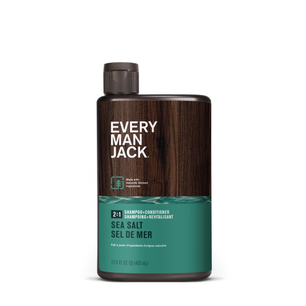 Every Man Jack - 2-in-1 Shampoo & Conditioner Sea Salt, 400 mL on Sale