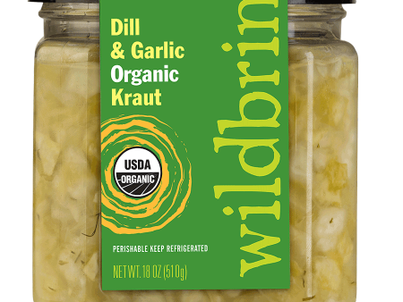 Wildbrine - Organic Dill & Garlic Sauerkraut, 500 g Online now