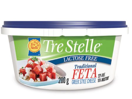 Tre Stelle - Lactose Free Feta Cheese, 200 g Sale