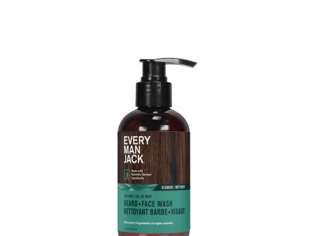 Every Man Jack - Beard + Face Wash - Sea Salt, 200 mL Cheap