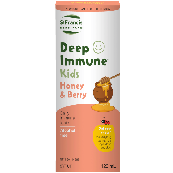 St. Francis - Deep Immune Kids Honey & Berry, 120 mL For Sale