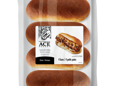 Ace Bakery - Classic Sausage Gourmet Bun, 4 Pack Sale