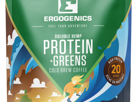 Ergogenics Nutrition - Plant Protein + Greens Coffee, 120 g Fashion