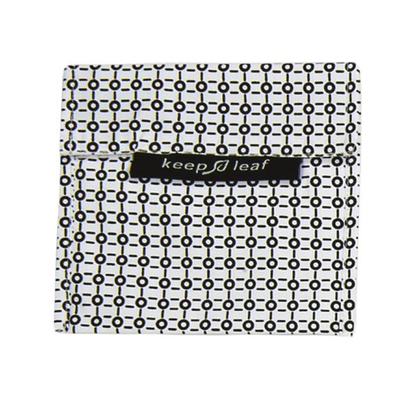 Keep Leaf - Black & White Baggie, Large, 7  x 6.5  Cheap