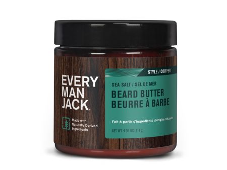 Every Man Jack - Beard Butter - Sea Salt, 114 g Supply