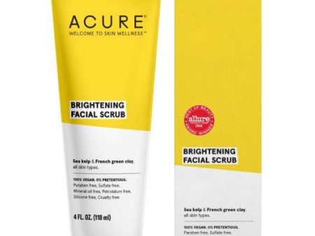 Acure - Brilliantly Brightening Facial Scrub - 30ml For Discount