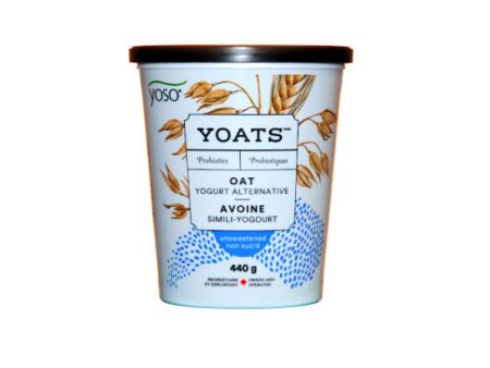 Yoso - Yoats Unsweetened Probiotic Oat Yogurt, 440g Supply