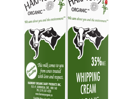 Harmony Organic - Organic 35% Whipping Cream, 1 L Online