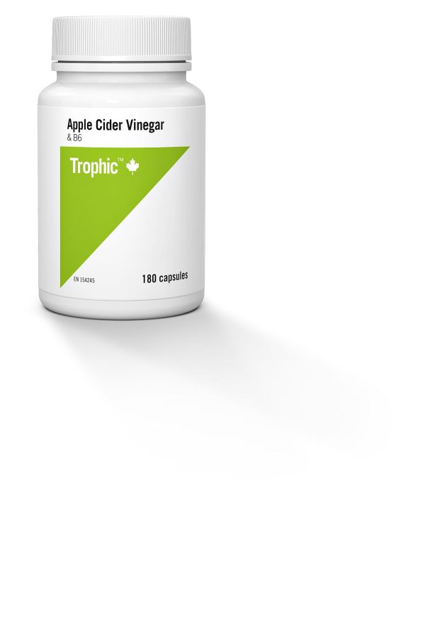 Trophic - Apple Cider Vinegar & B6, 180 Caps Supply