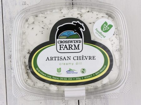 Crosswind Farm - Chevre Creamy Dill Goat Cheese Spread, 250 g Online now