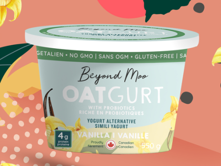 Beyond Moo - Oatgurt with Probiotics Vanilla, 550 g Supply