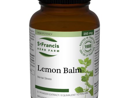 St. Francis - Lemon Balm, 60 Caps Hot on Sale