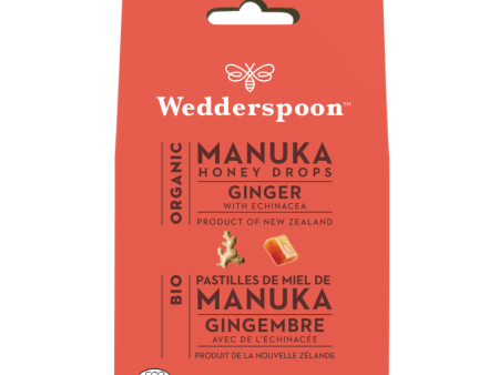 Wedderspoon - Org Manuka Ginger Honey Drops - 130 g Online