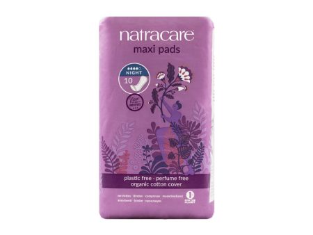 Natracare - Maxi Pad Night, 10 pads Online Hot Sale