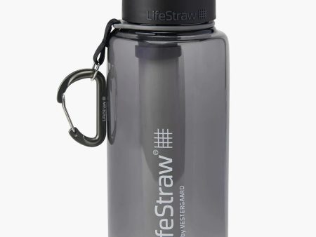 LifeStraw - Go Water Filter Bottle - Grey, 1L Online now