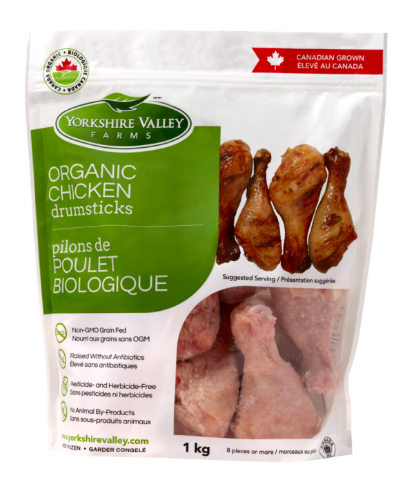 Yorkshire Valley Farms - Organic Frozen Chicken Drumsticks, 1 kg Cheap