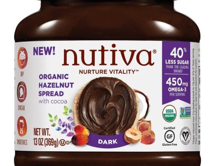 Nutiva - Hazelnut Spread- Dark - 369g on Sale